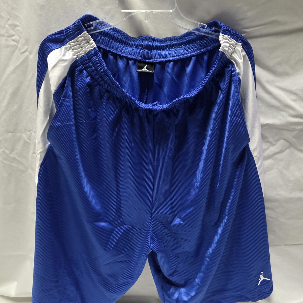 Jordan Blue and White Athletic Shorts